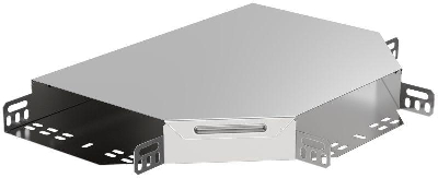 Ответвитель для лотка Т-образ. горизонт. 200х50 с кр. ИЭК CLP1T-050-200