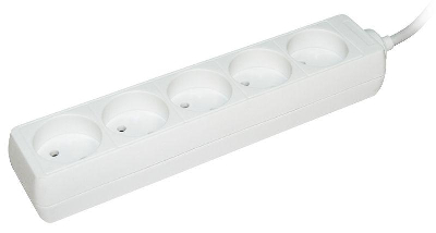 Удлинитель 5х5м без заземл. 10А IP20 У5 ПВС 2х0.75 ИЭК WYP10-06-05-05-N