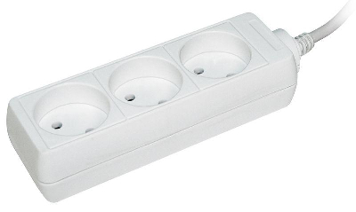 Удлинитель 3х5м без заземл. 10А IP20 У3 2P ИЭК WYP10-06-03-05-N
