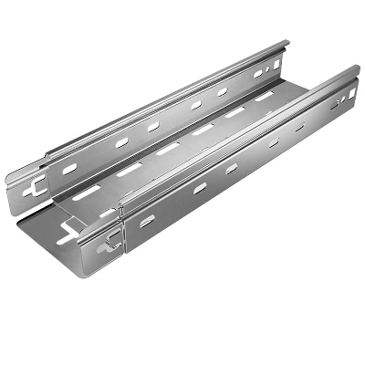 Лоток листовой перфорированный 300х50 L3000 сталь 0.7мм "БЫСТРЫЙ МОНТАЖ ПЛЮС" LPplus50х300х0.7 оцинк. КМ PL0219