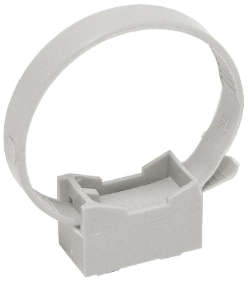 Держатель хомутный для труб со стяжкой d32-63 CFF2 сер. ИЭК CTA10MP-CFF263-K41-100