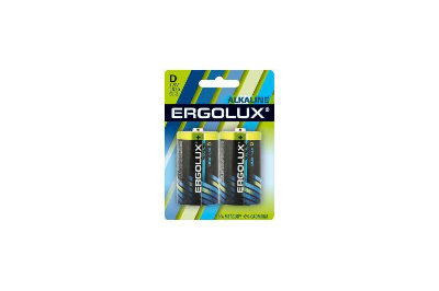 Элемент питания алкалиновый LR20 BL-2 LR20 BL-2 1.5В Alkaline (блист.2шт) Ergolux 11752