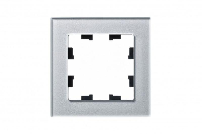 Рамка 1-м ATLASDESIGN NATURE стекло алюм. SchE ATN320301