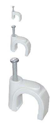 Скоба креп. круглая R8 (уп.100шт) ИЭК USK11-08-100