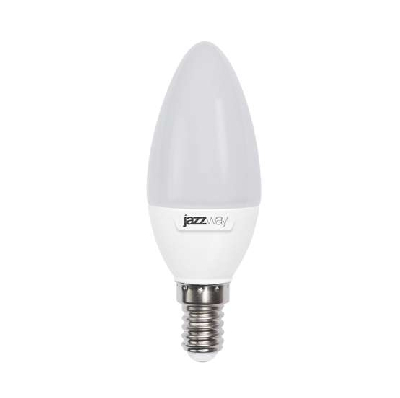 Лампа светодиодная PLED-SP C37 9Вт свеча 5000К холод. бел. E14 820лм 230В JazzWay 2859488A