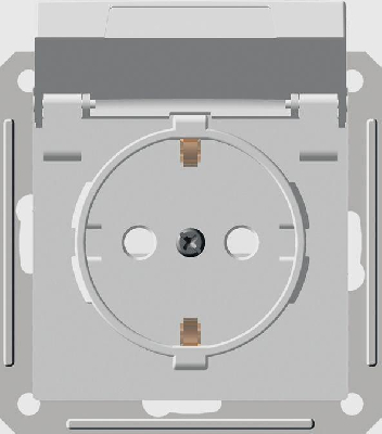 Розетка 1-м СП W59aqua 16А защ. шторки с заземл. сл. кость IP44 SchE RS16-152B-28