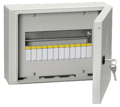 Корпус металлический ЩРн-12з-0 У2 IP54 ИЭК MKM11-N-12-54-Z