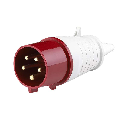Вилка эл. каб. 16А 3P+E+N 380В тип. роз. 015 IP44 SchE 26003DEK