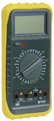 Мультиметр цифровой Professional MY64 ИЭК TMD-5S-064