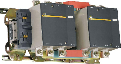 Контактор КТИ-64003 реверс 400А 230В/АС3 ИЭК KKT63-400-230-10