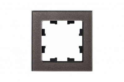 Рамка 1-м ATLASDESIGN NATURE стекло мокко SchE ATN320601
