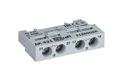 Контакт дополнительный фронтальный 1НО+1НЗ для ВА-431 SchE 21269DEK