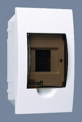 Корпус пластиковый встраиваемый 4мод. ЩРВ-П-4 22х13х9 IP41 SchE 31001DEK