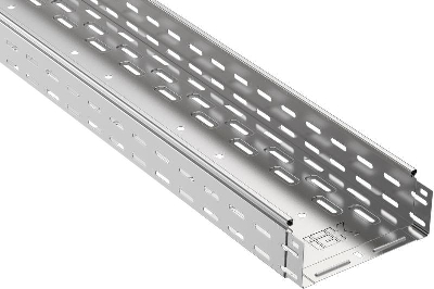 Лоток листовой перфорированный 300х80 L3000 сталь 0.8мм ИЭК CLP10-080-300-3