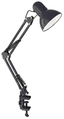 Светильник UF-312P С02 настол. 230В 60Вт черн. Ultraflash 12895