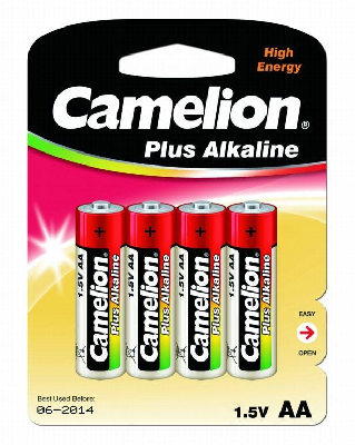 Элемент питания алкалиновый LR LR6 BL-4 (блист.4шт) Camelion 7370
