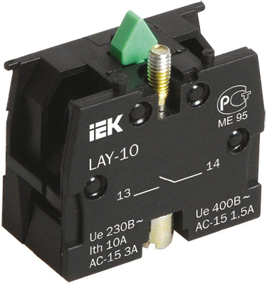 Блок контактный 1з для LAY5 ИЭК BDK21