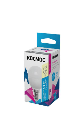 Лампа светодиодная GL45 10.5Вт 220В E14 3000К Космос LkeLED10.5wGL45E1430